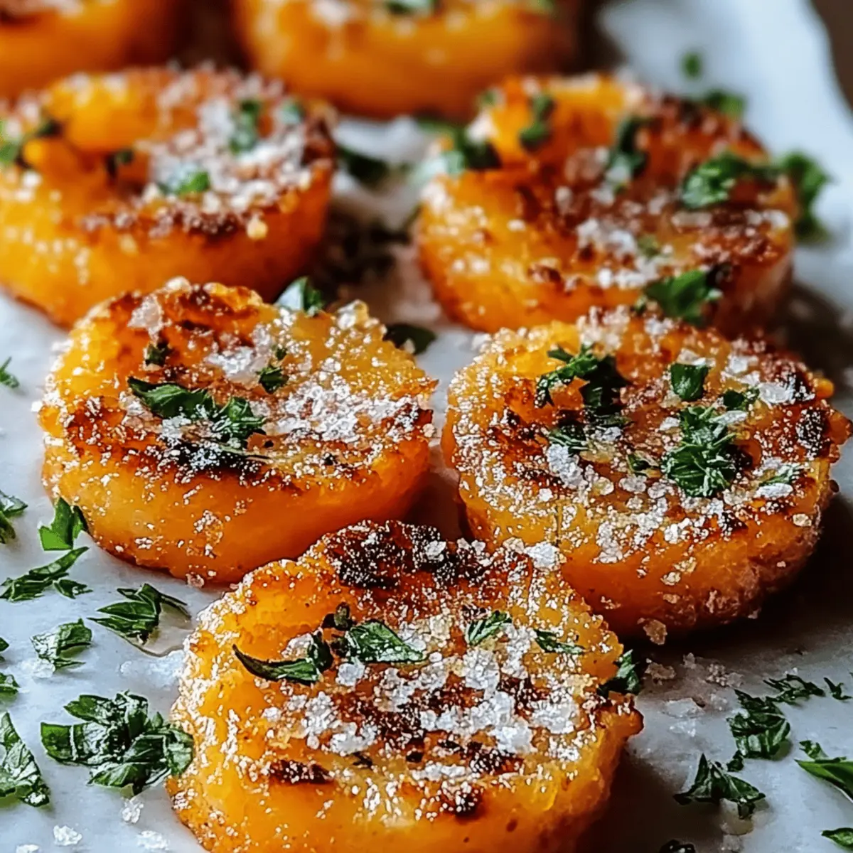 Crispy Smashed Carrots