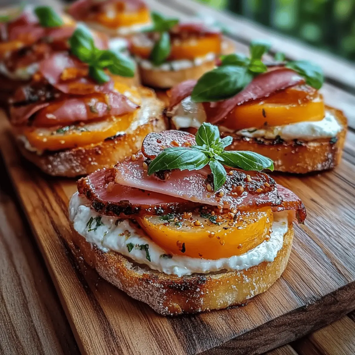 Cheesy Burrata Crostini