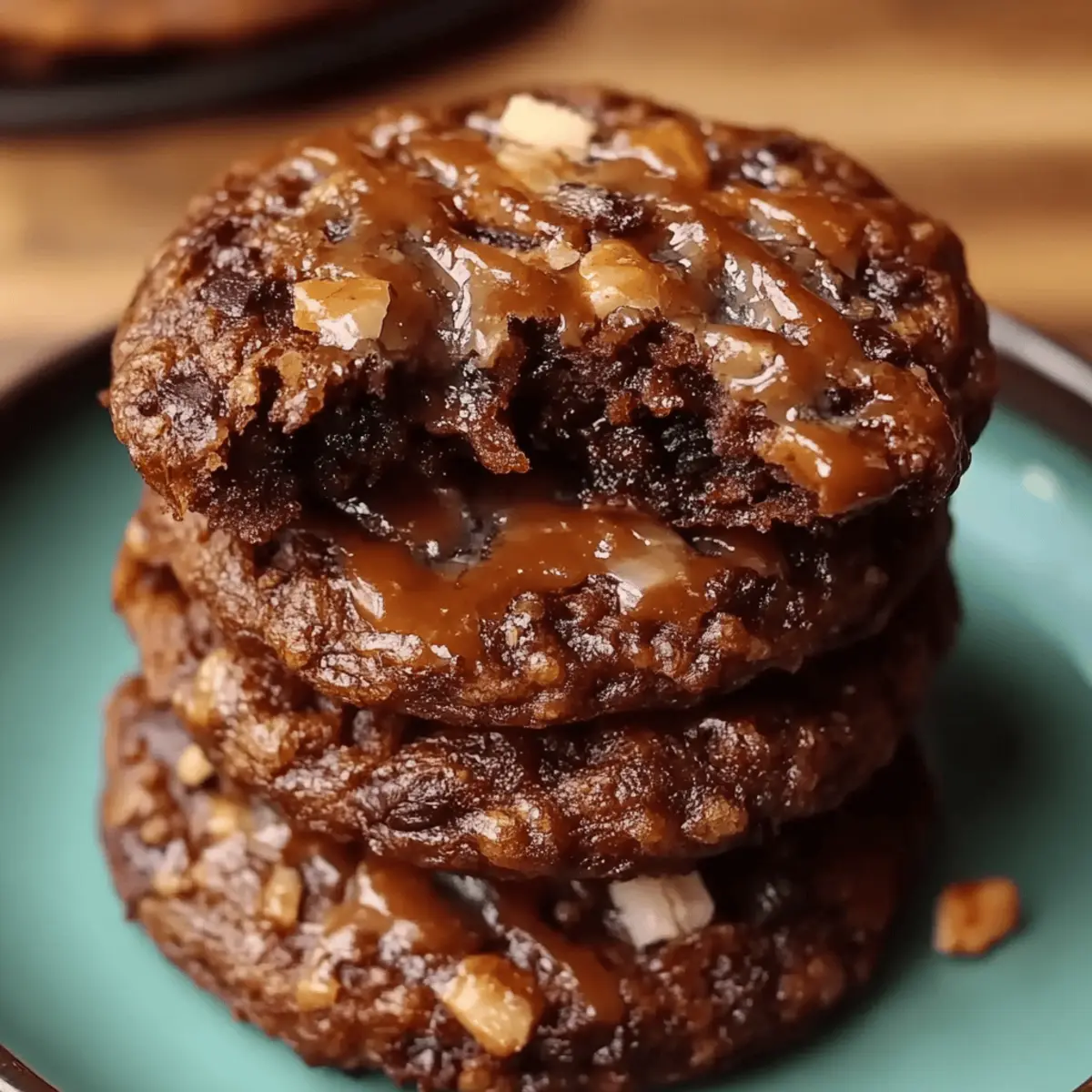 German Chocolate Cookies