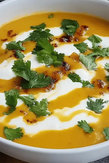 Creamy Butternut Squash Soup with Coconut Milk
