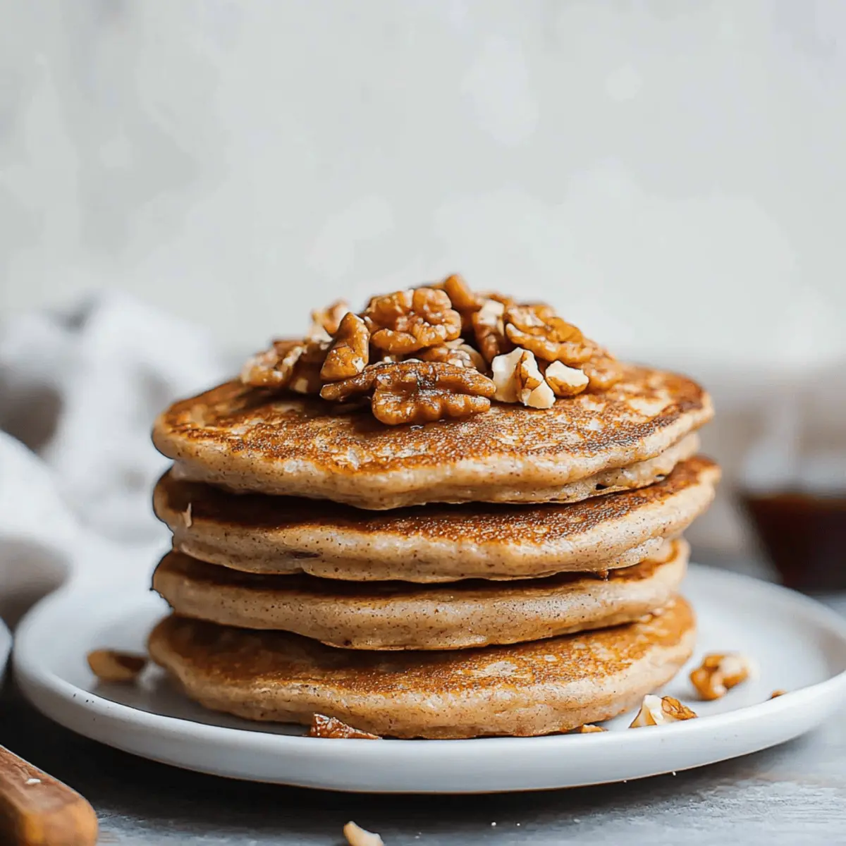 Fluffy Pecan Pancakes