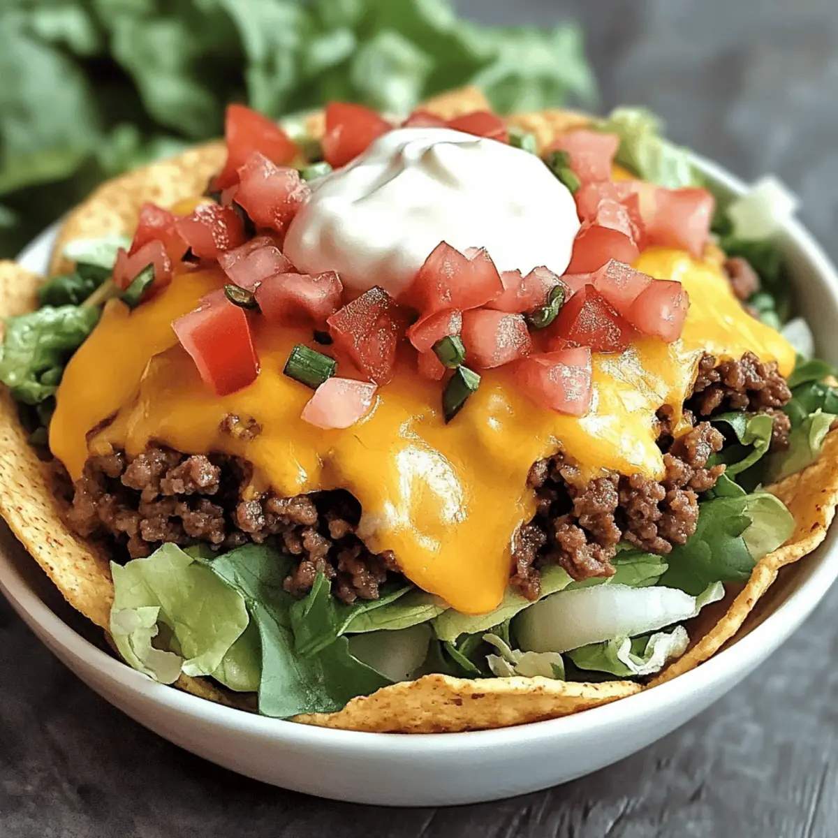 Slow Cooker Smothered Fritos Taco Bowls