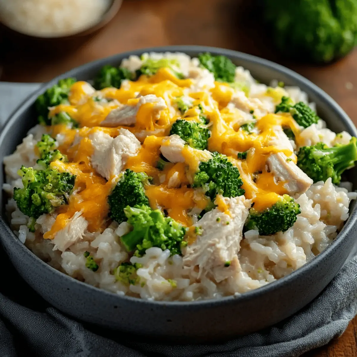Cheesy Chicken Broccoli Rice