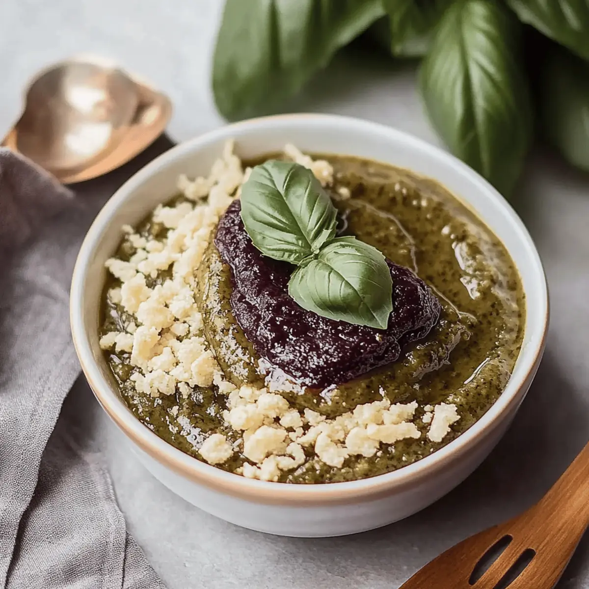 Purple Basil Pesto