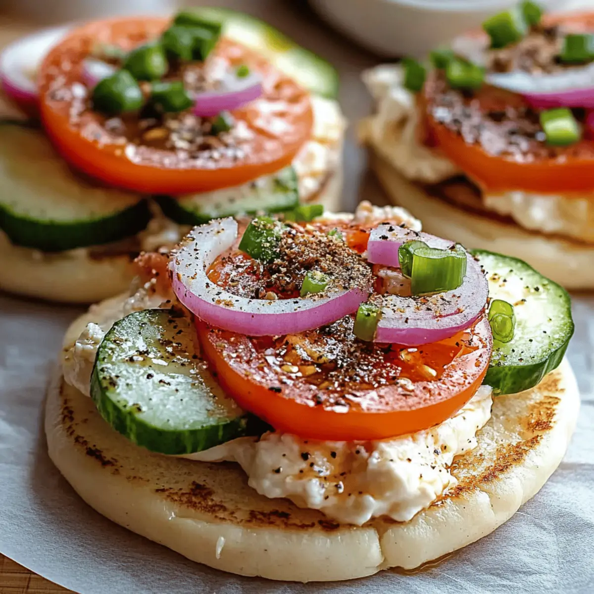 Mini Pita Pockets with Hummus