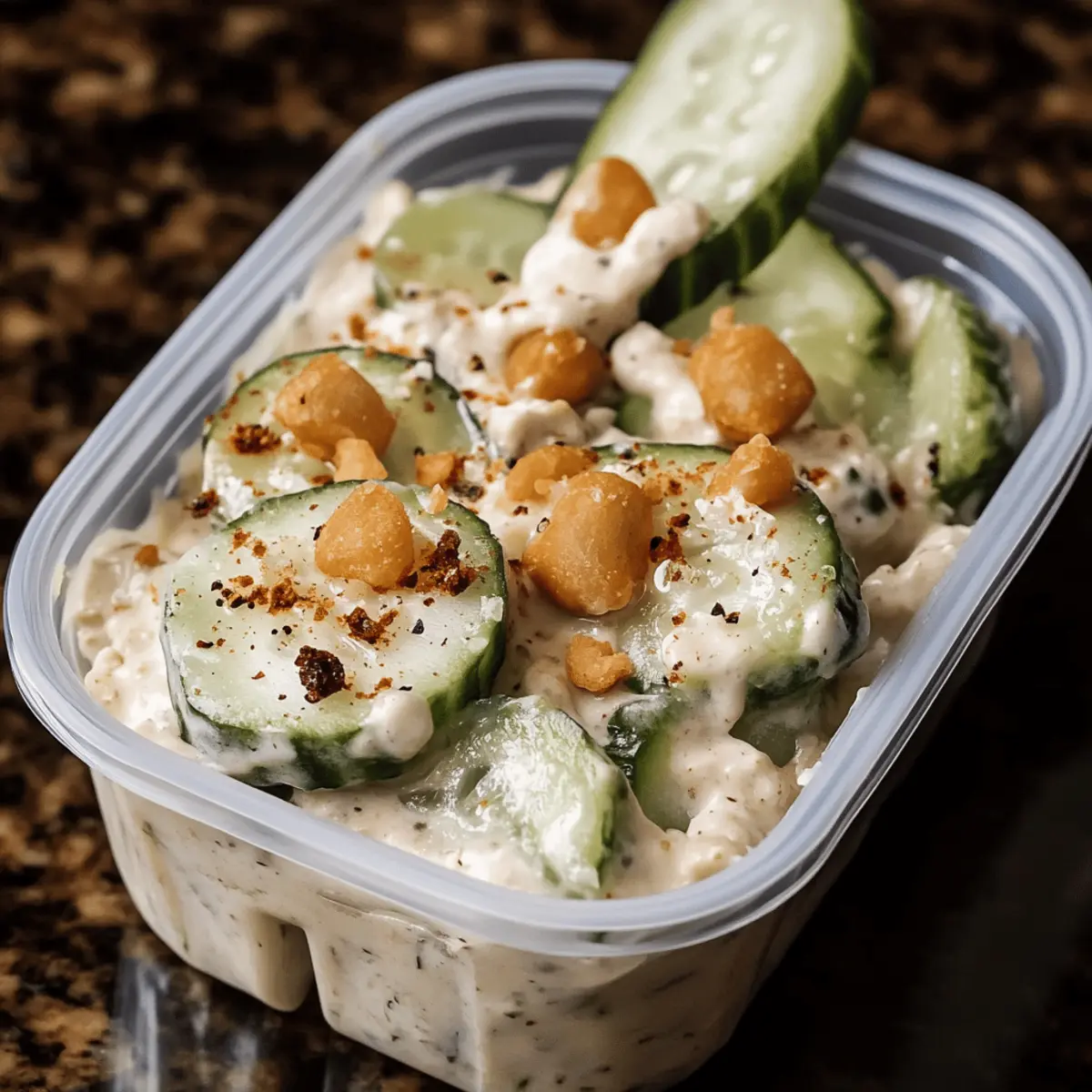 Crunchy Cucumber Bites