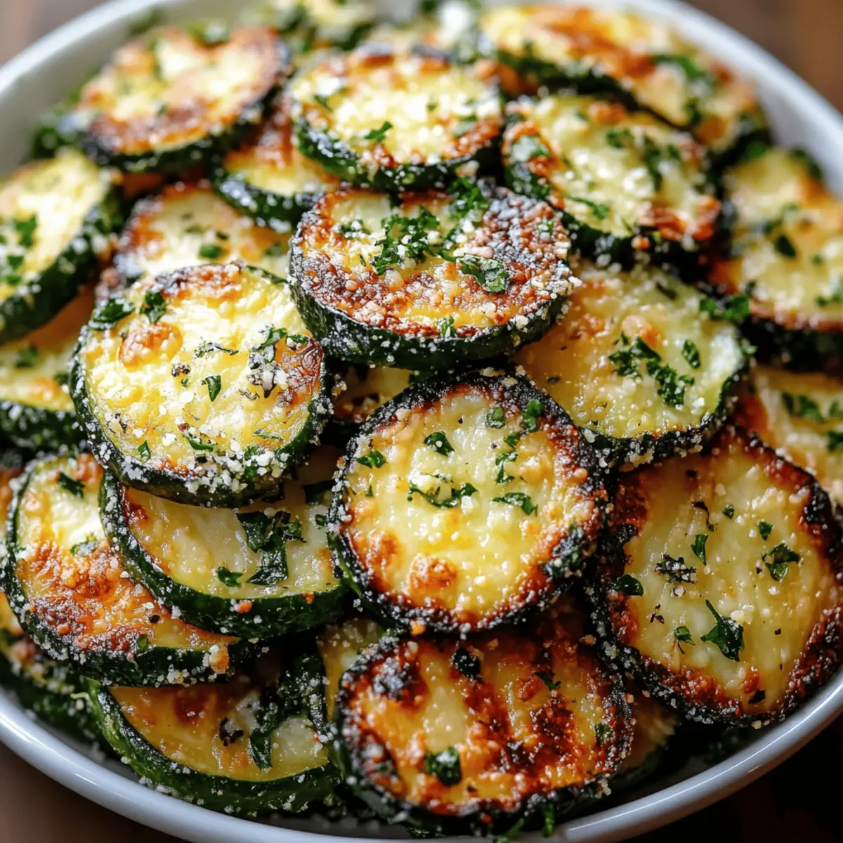 Parmesan Roasted Zucchini