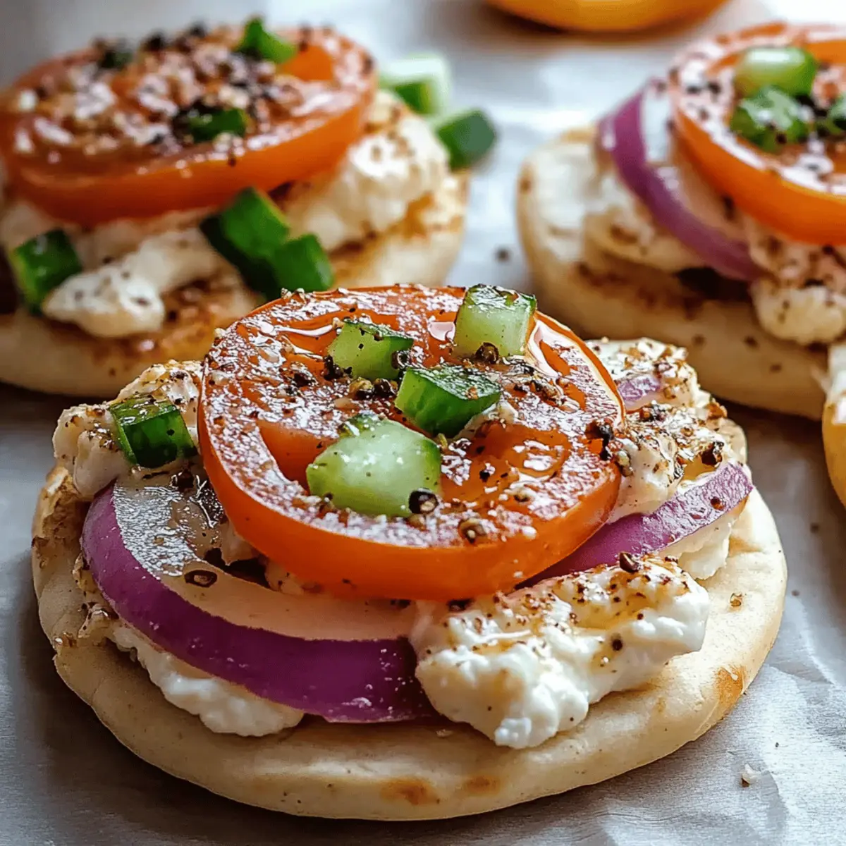 Mini Pita Pockets with Hummus