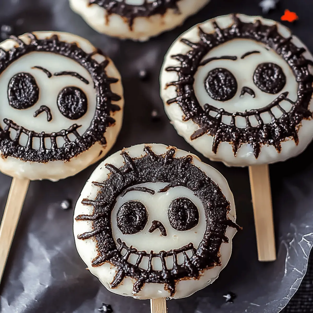 Jack Skellington Oreo Pops