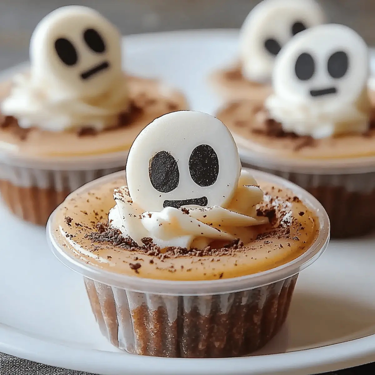 Graveyard Pudding Cookie Cups