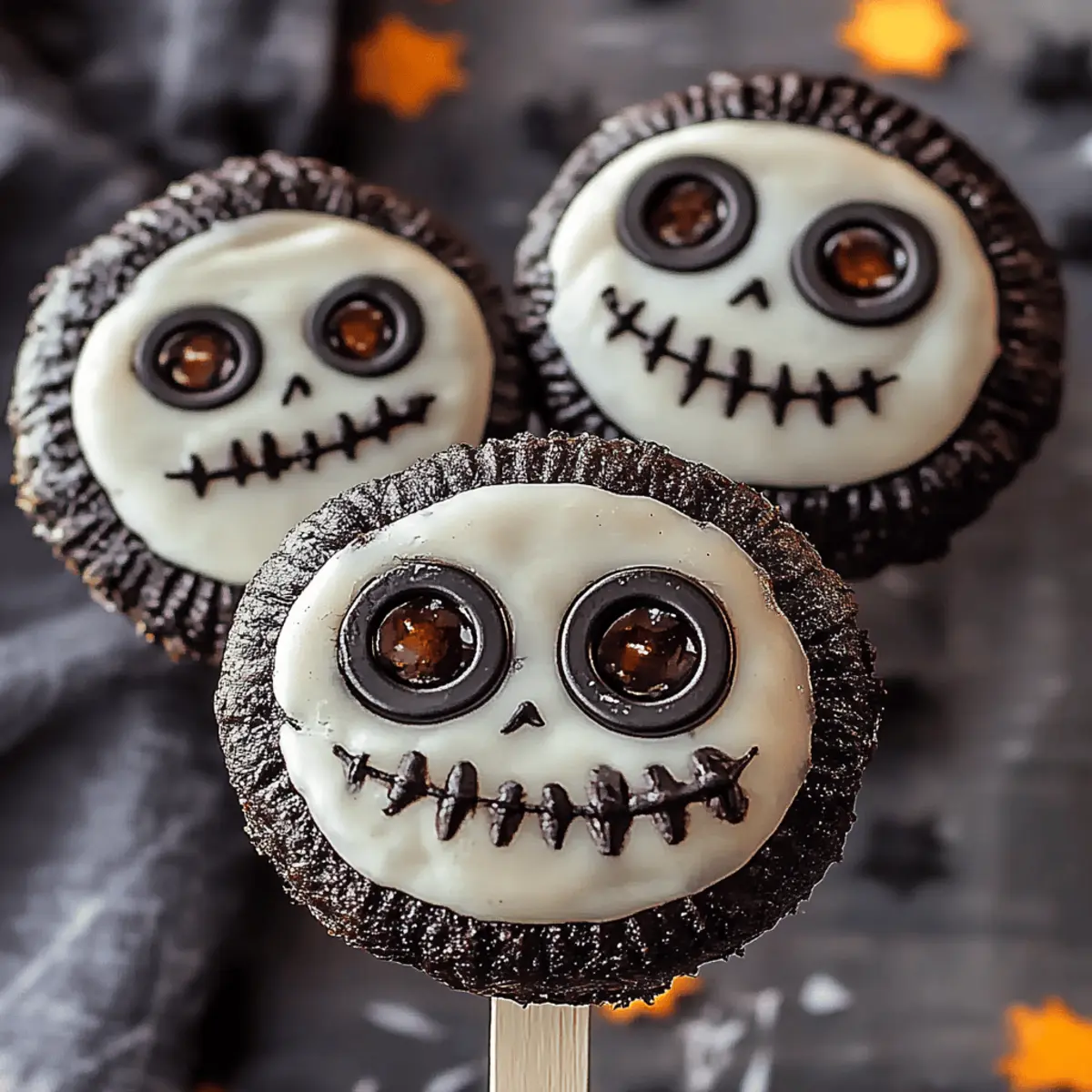 Jack Skellington Oreo Pops