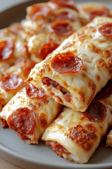 Cheesy Pepperoni Pizza Roll Ups