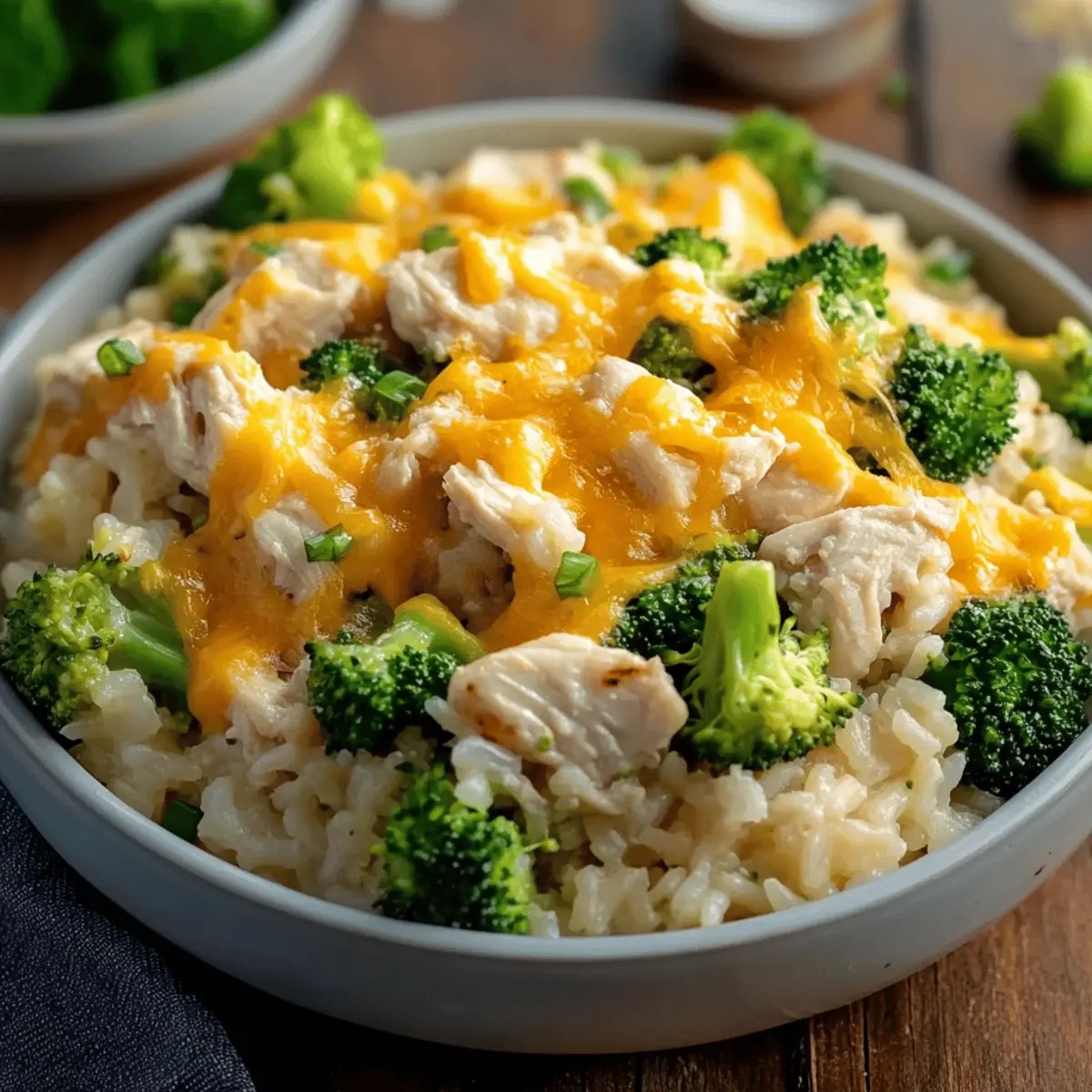 Cheesy Chicken Broccoli Rice