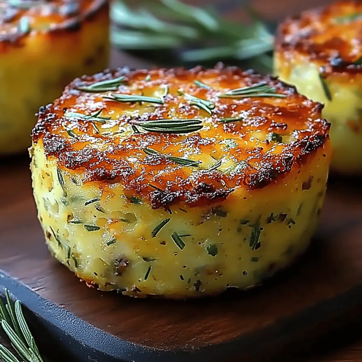 Crispy Parmesan Zucchini Muffins