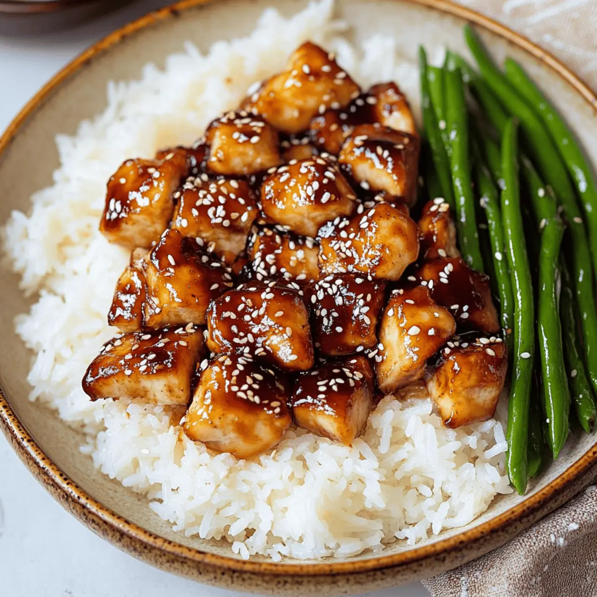 Healthy Sesame Chicken