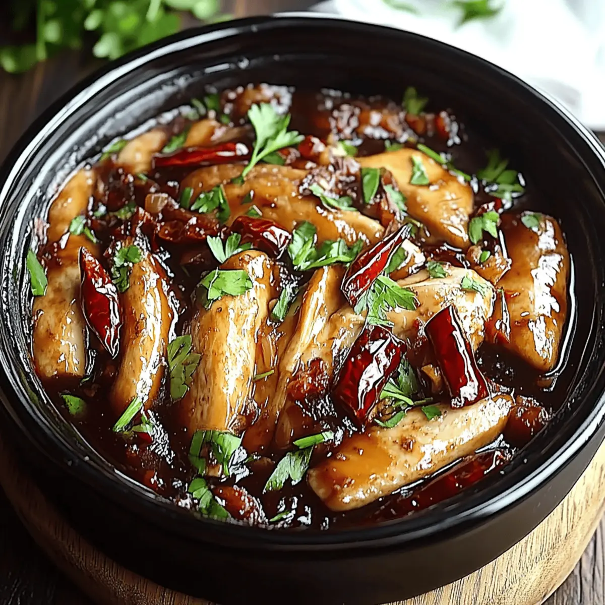 Crock Pot Bourbon Chicken