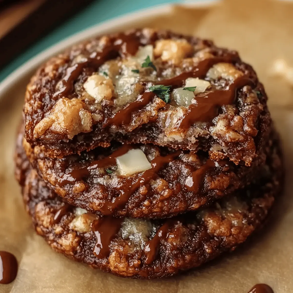 German Chocolate Cookies