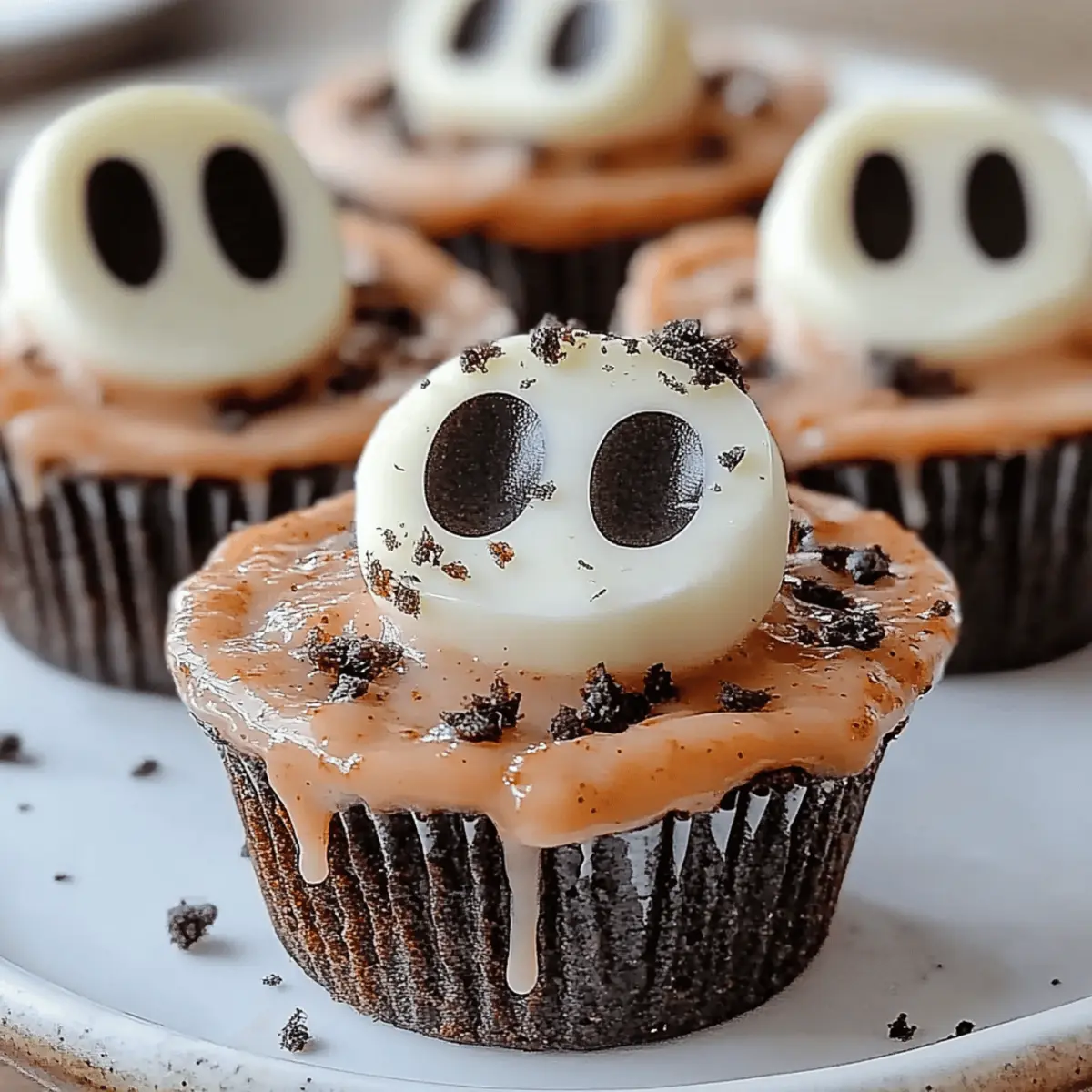 Graveyard Pudding Cookie Cups