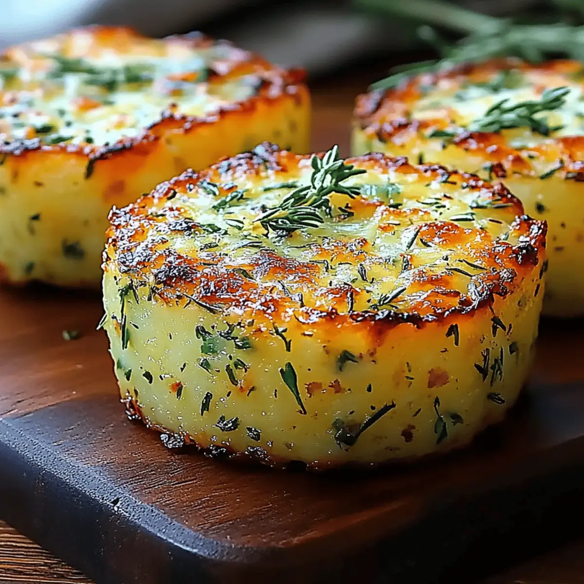 Crispy Parmesan Zucchini Muffins