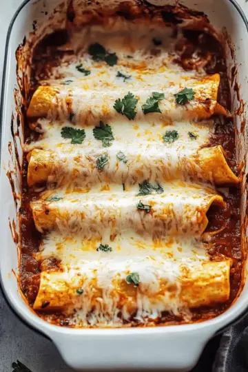 Chicken and Rice Enchiladas