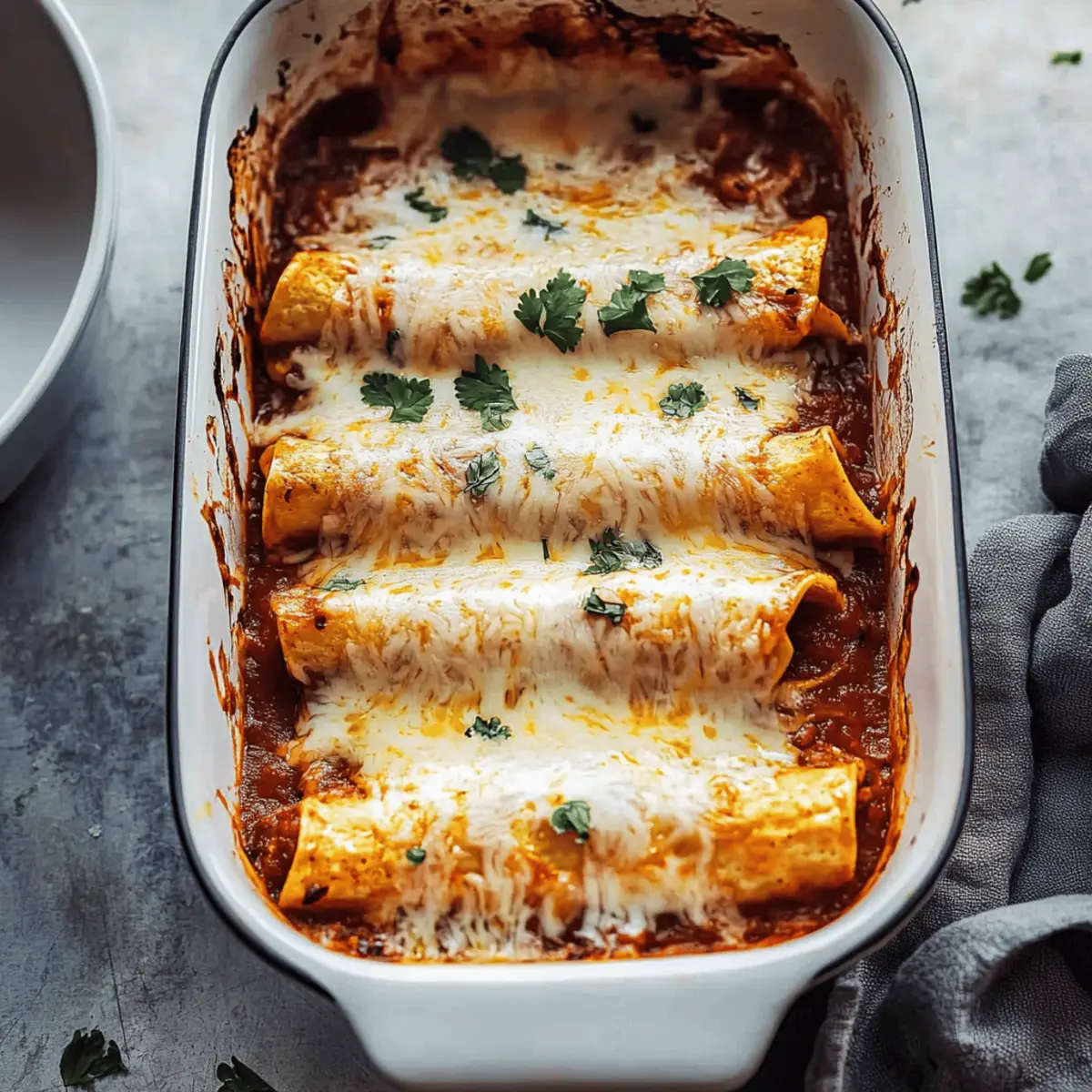 Chicken and Rice Enchiladas