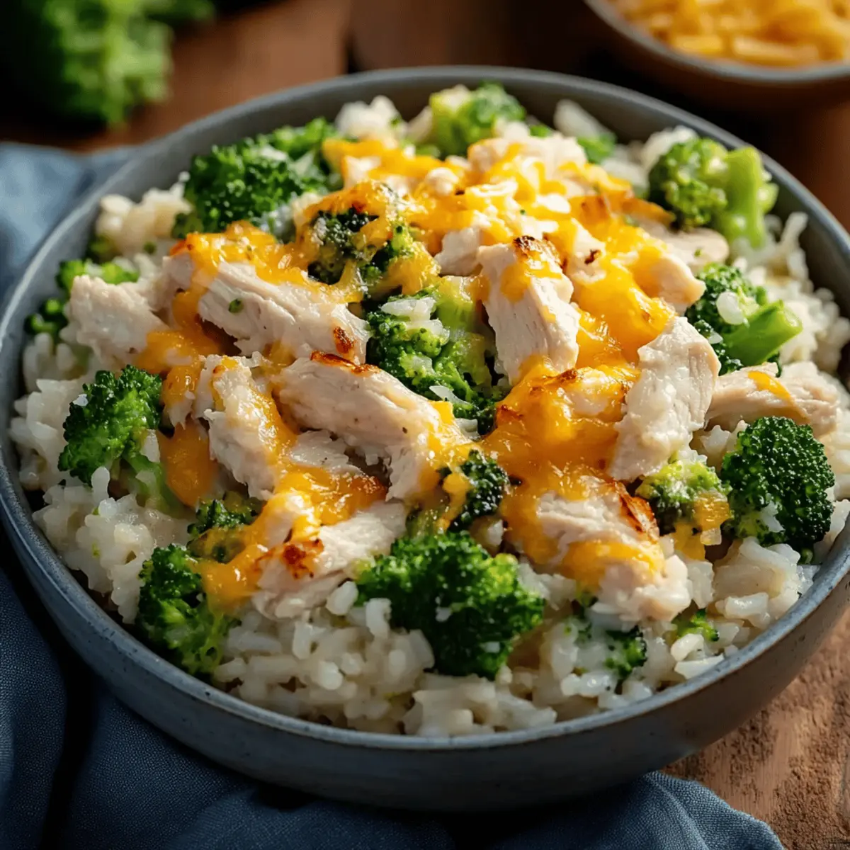 Cheesy Chicken Broccoli Rice