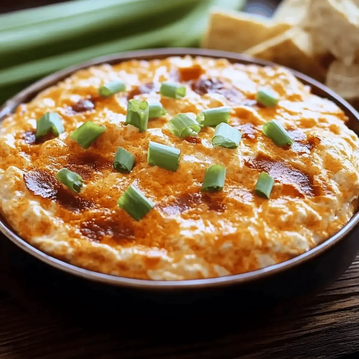 Buffalo Chicken Dip with Canned Chicken