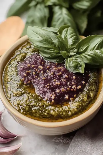 Purple Basil Pesto