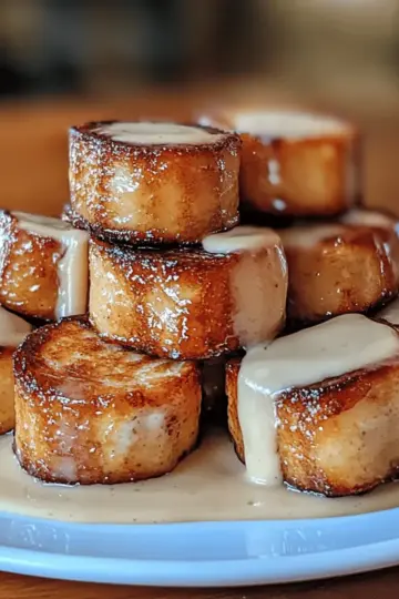 Cinnamon Roll French Toast Bites