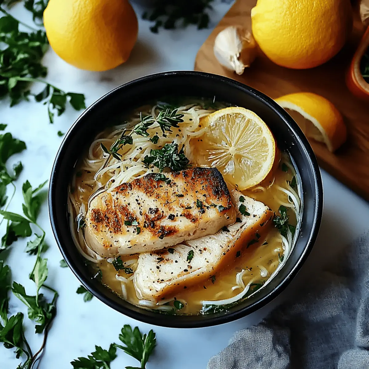 Greek Lemon Chicken Soup