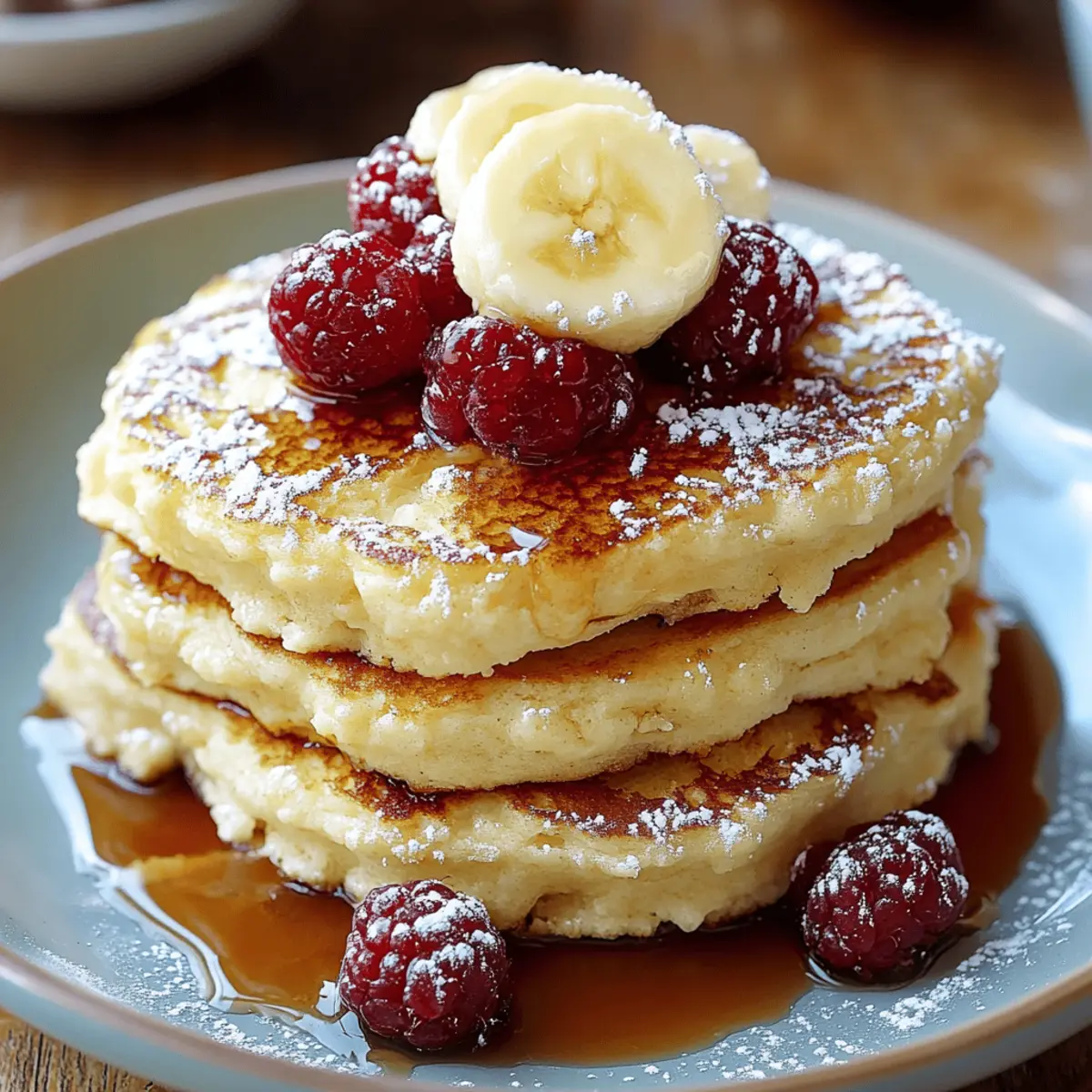 Fluffy Banana Pancakes