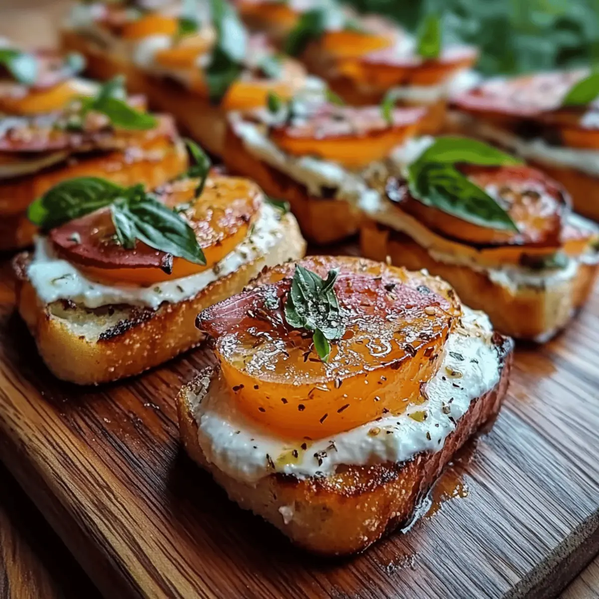 Cheesy Burrata Crostini
