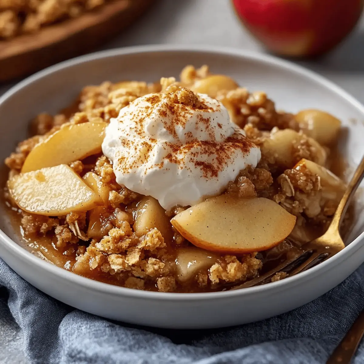 Air Fryer Apple Crisp