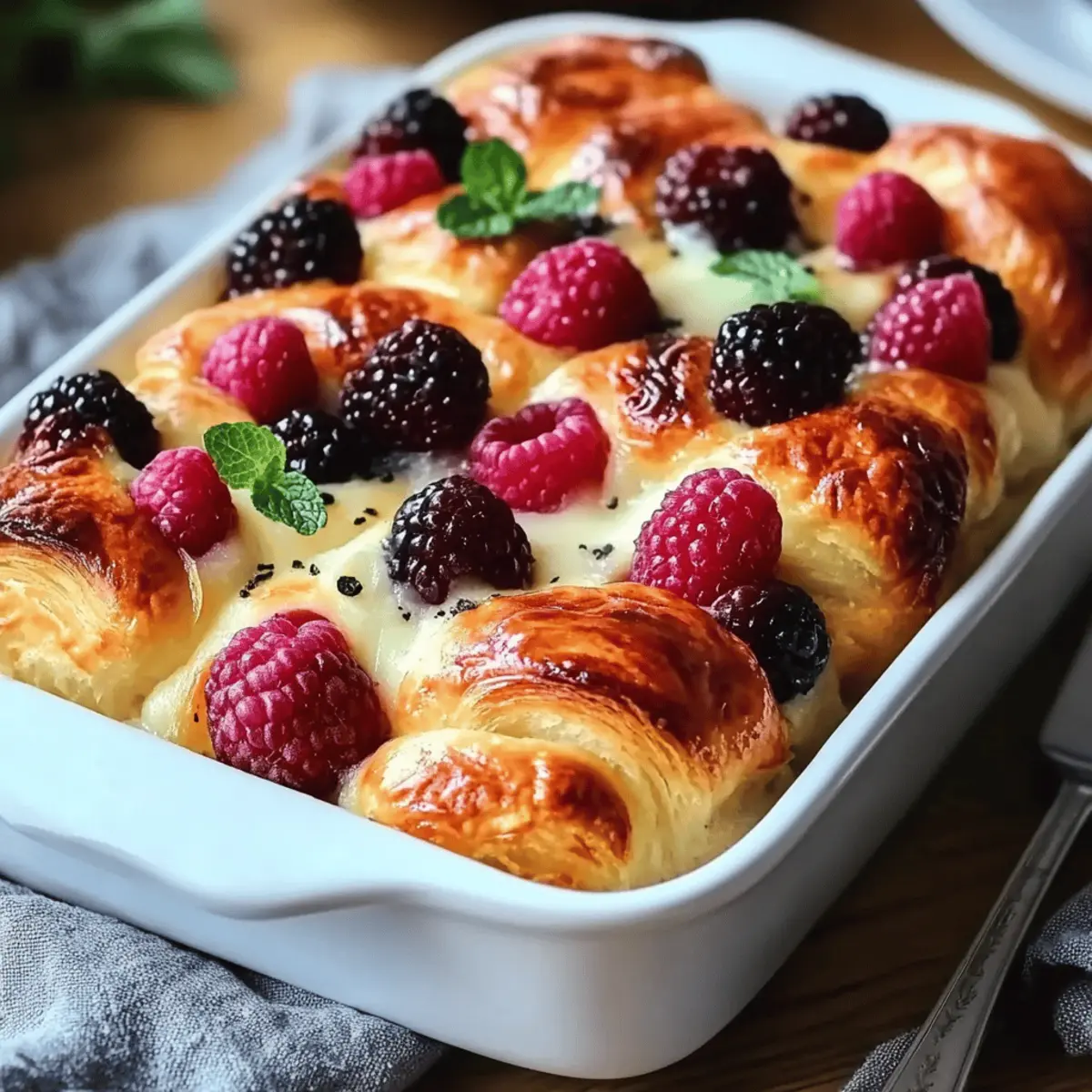 Berry Croissant Bake