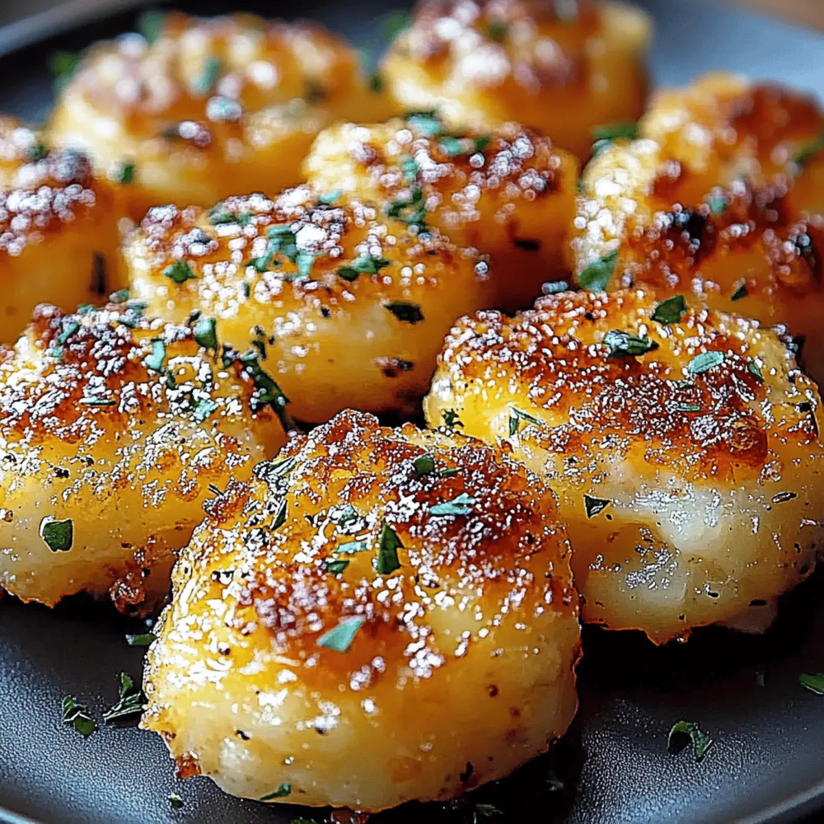 Crispy Garlic Parmesan Potatoes