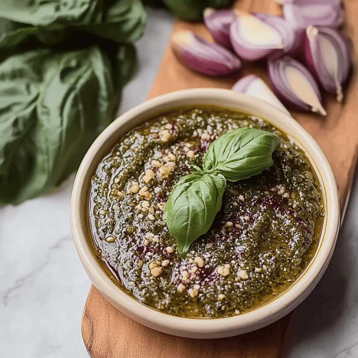 Purple Basil Pesto
