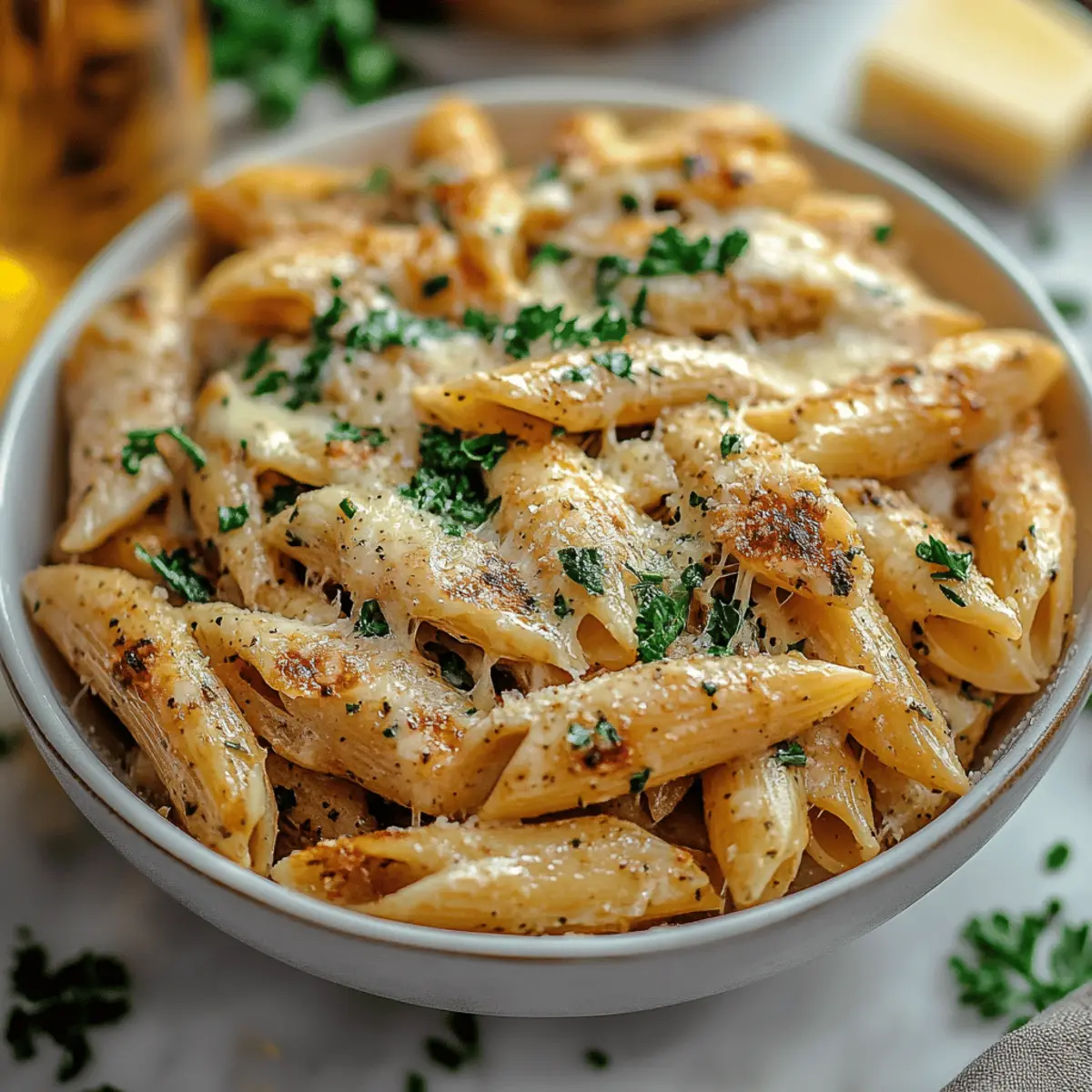 Garlic Parmesan Chicken Pasta
