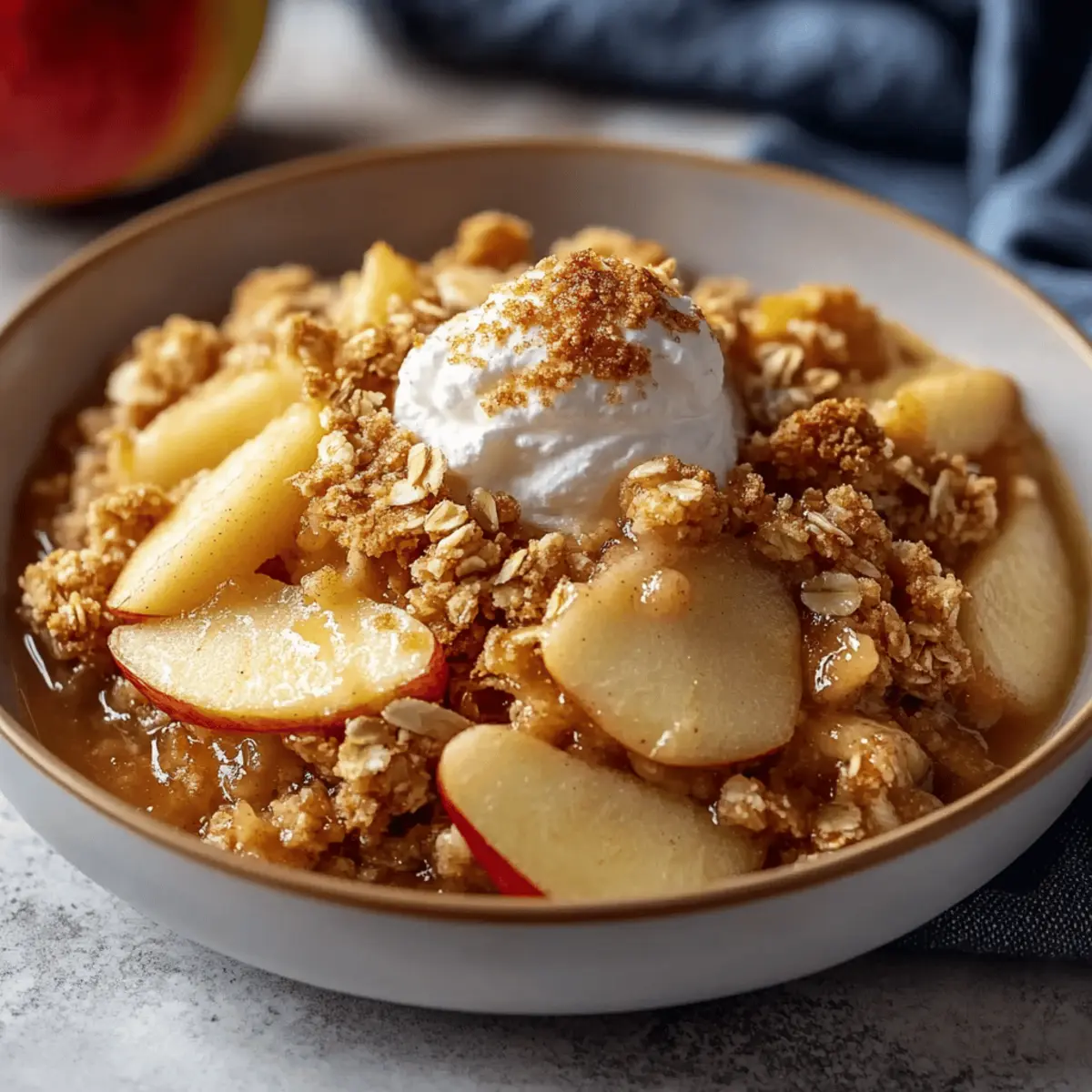 Air Fryer Apple Crisp