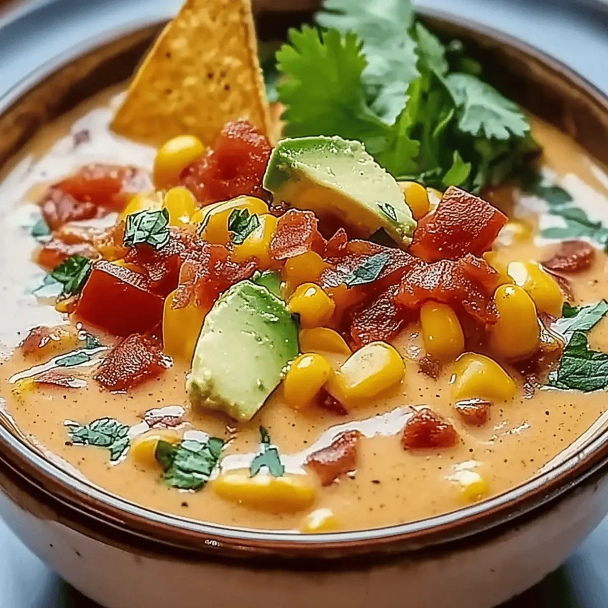 Creamy Chicken Enchilada Soup