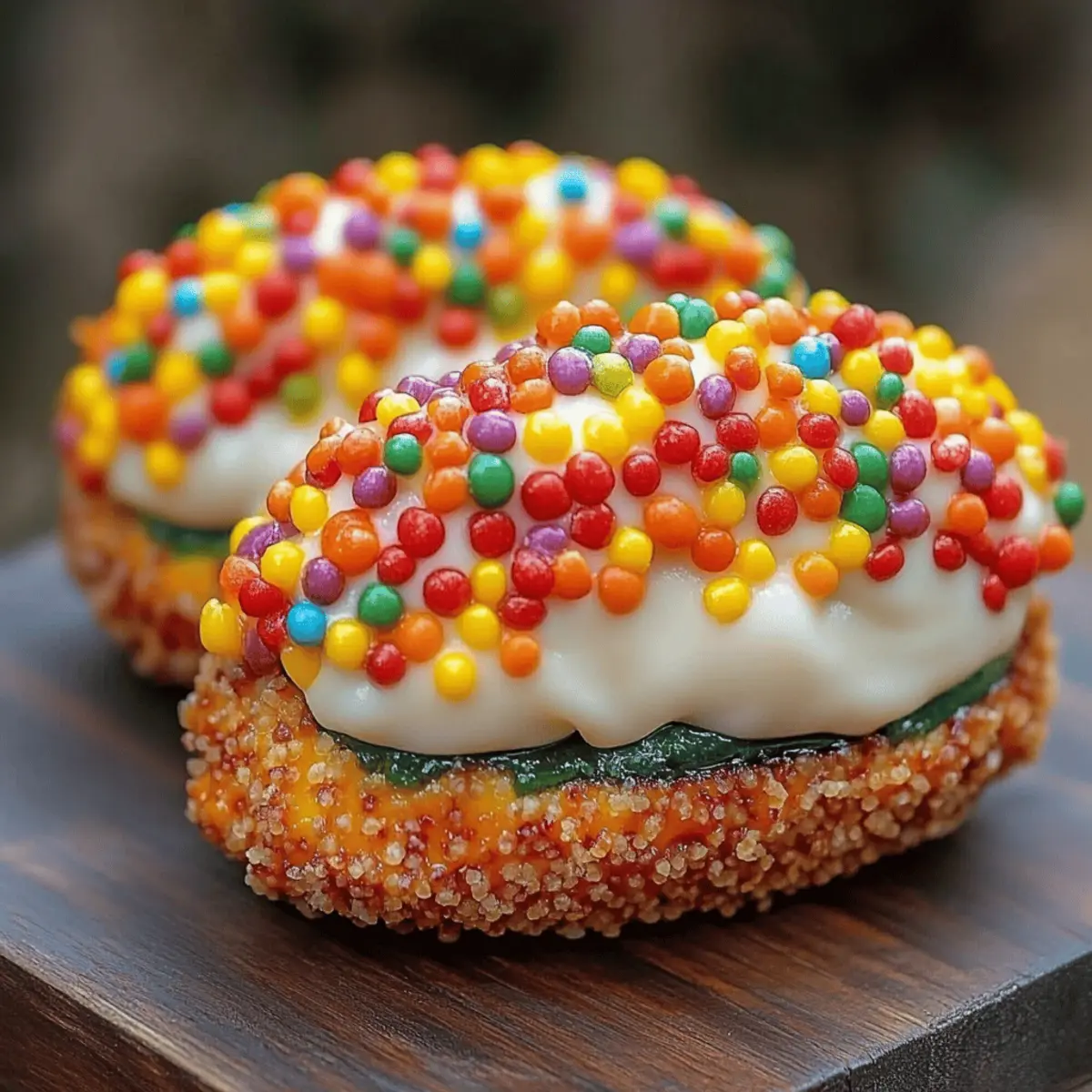 Fruity Pebbles Cheesecake Tacos