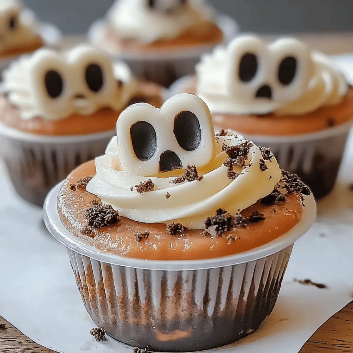 Graveyard Pudding Cookie Cups