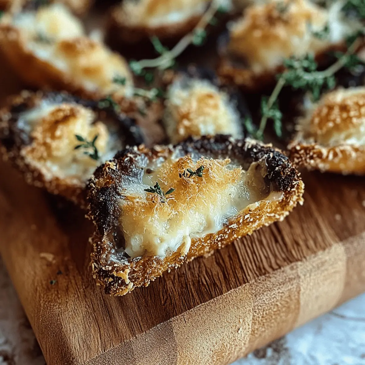 Stuffed Morel Mushrooms