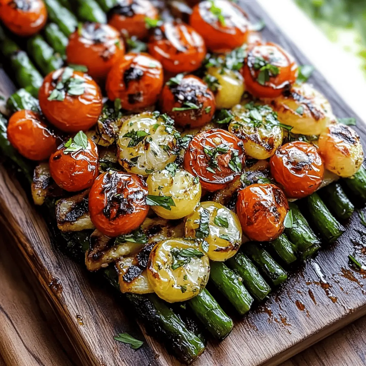Caprese Roasted Asparagus