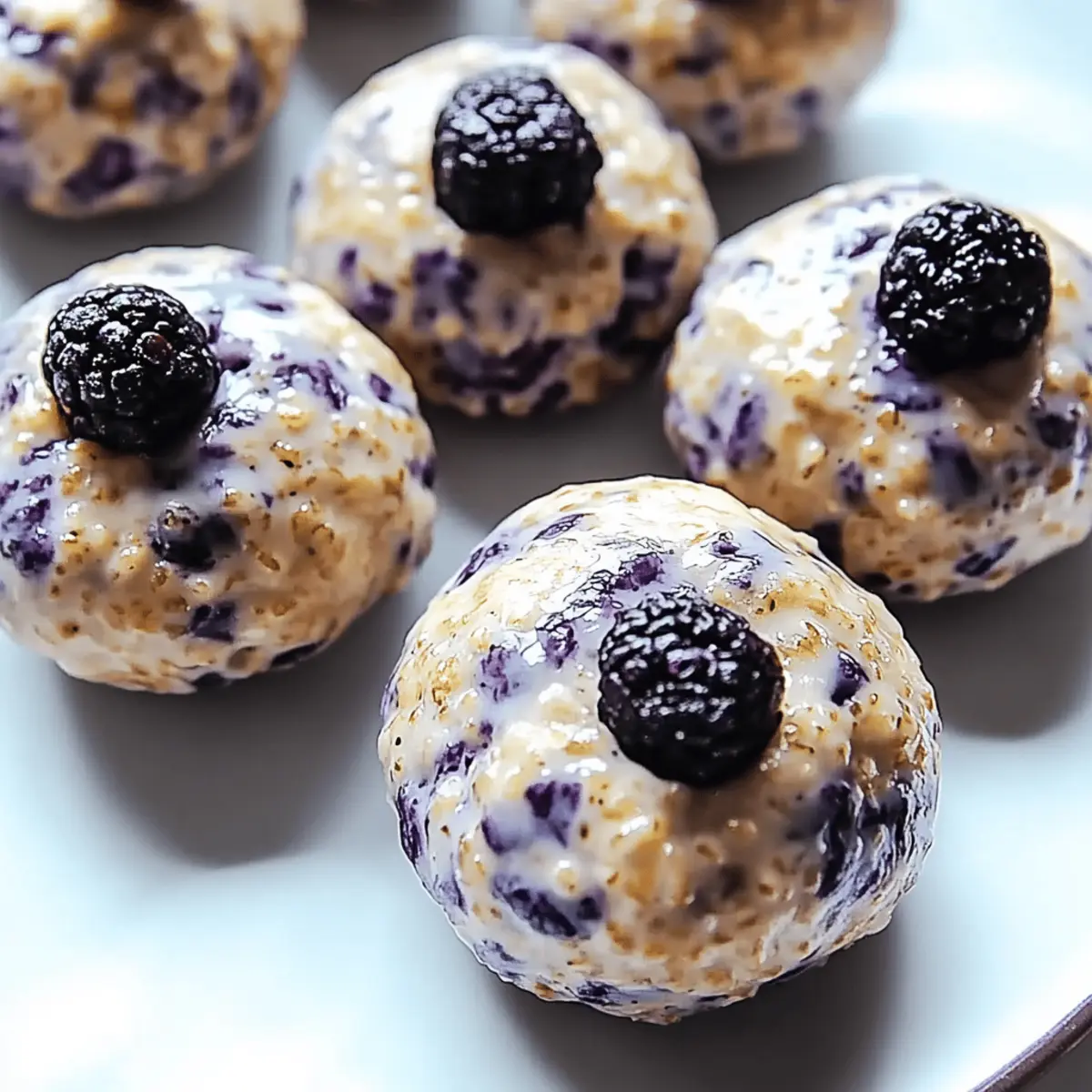Blueberry Cheesecake Protein Bites