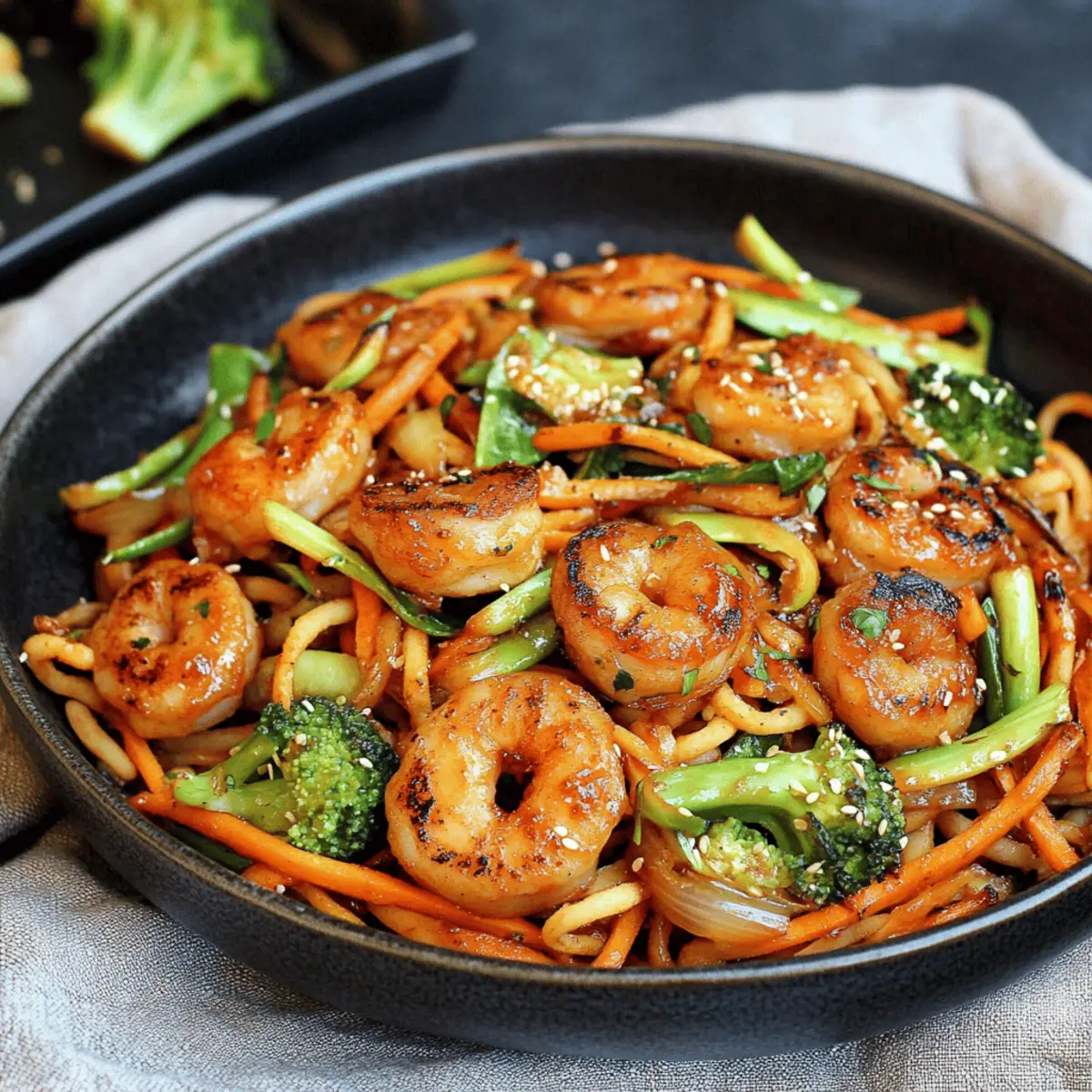 Shrimp Stir Fry With Noodles
