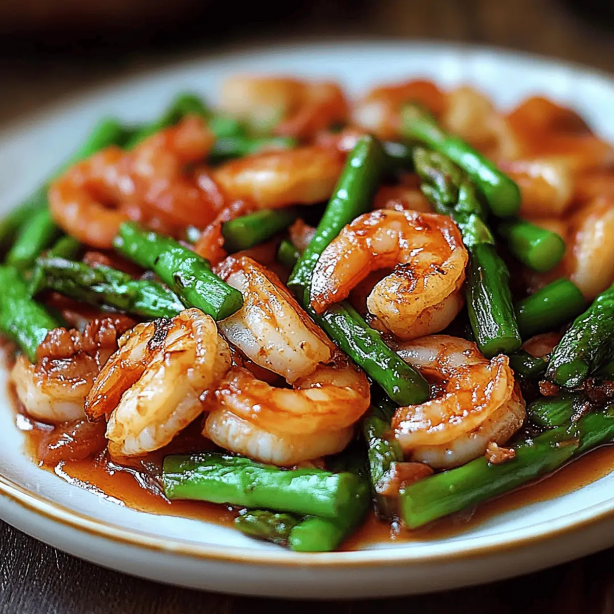 Shrimp Asparagus Stir Fry