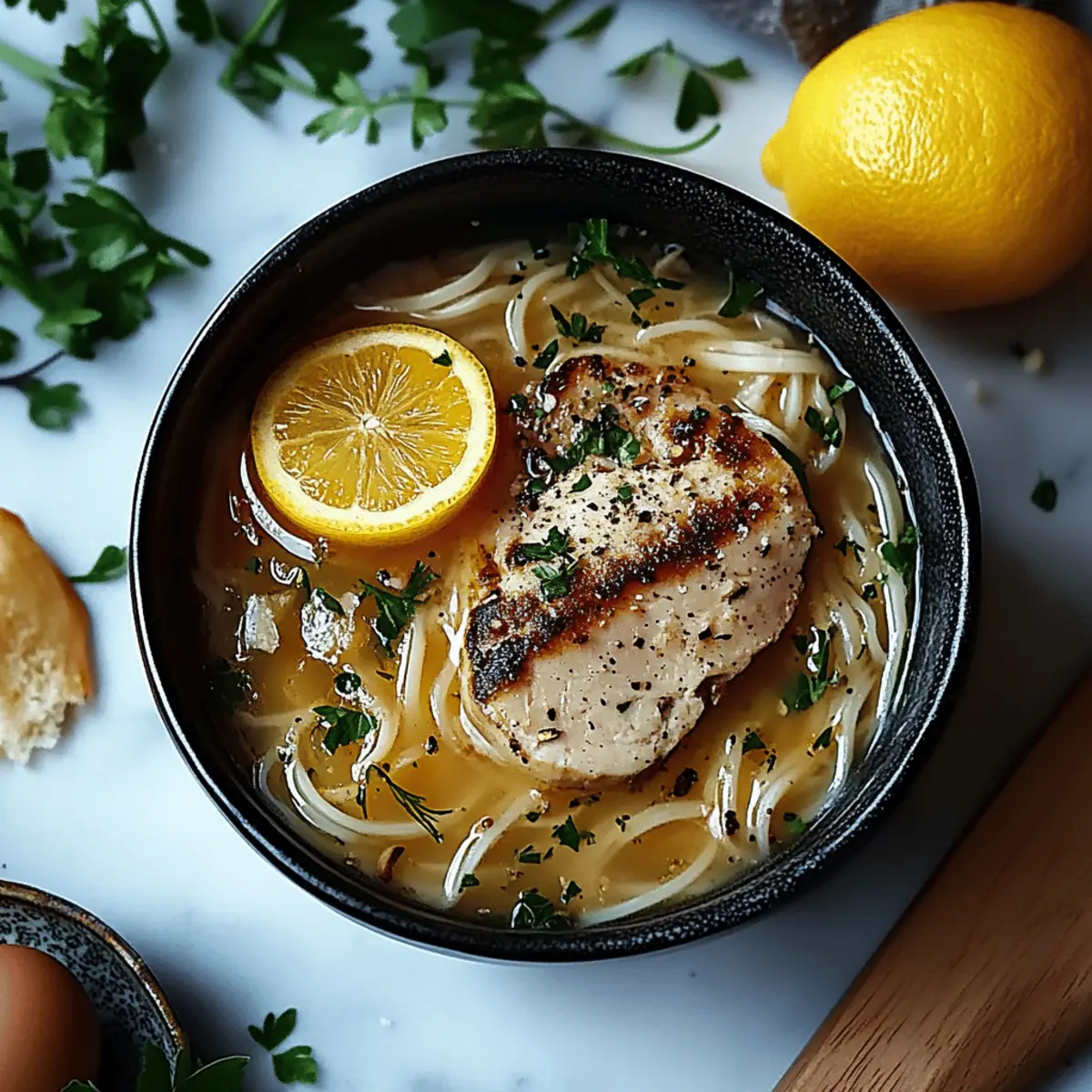Greek Lemon Chicken Soup