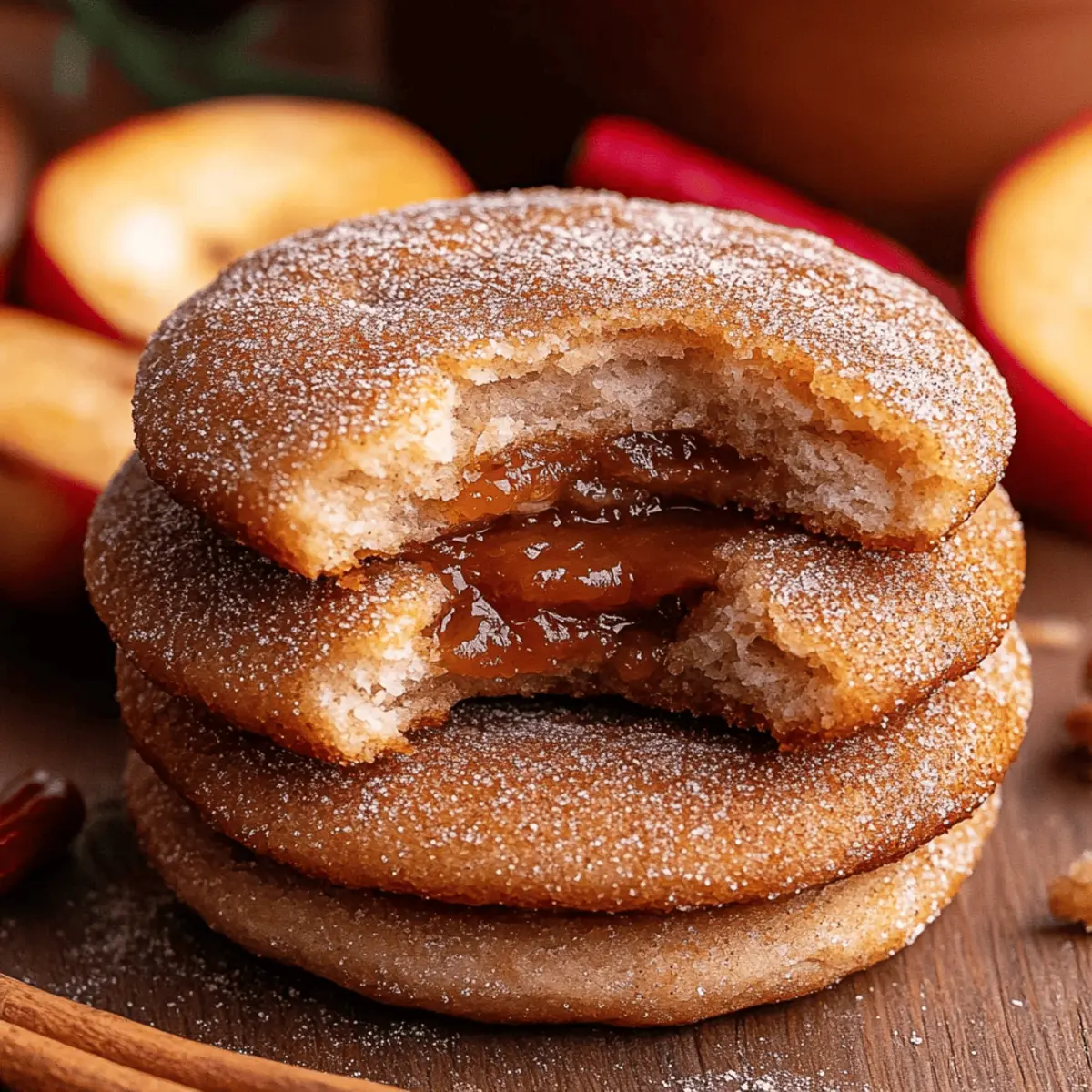 Apple Cider Cheesecake Cookies