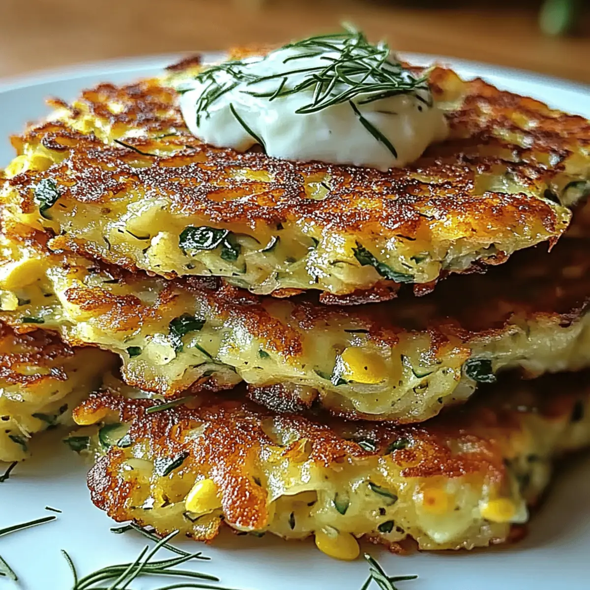 Cheesy Zucchini Fritters