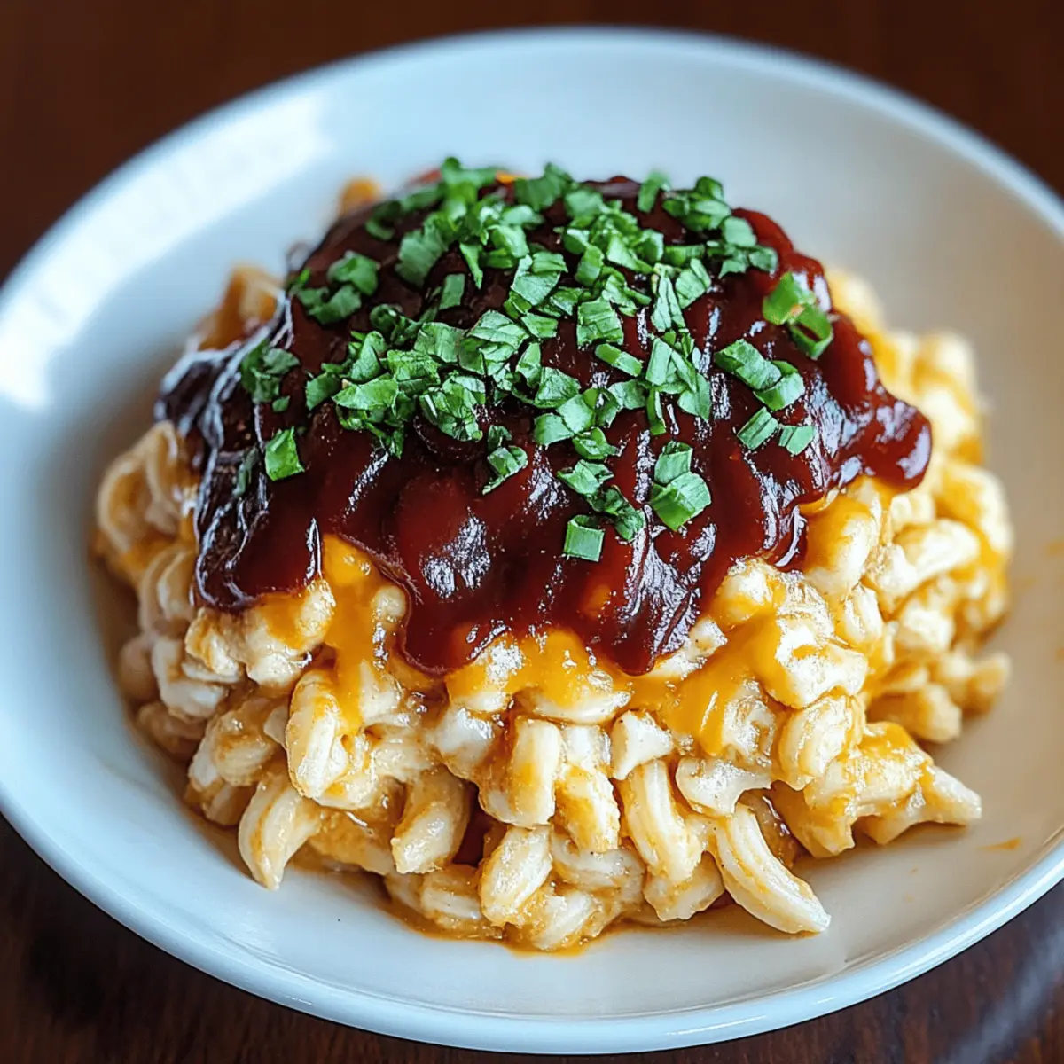 BBQ Chicken Mac and Cheese